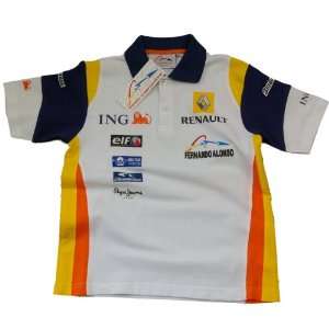  Polo ShirtFormula 1 Renault F1 Team NEW Alonso Kids 02 