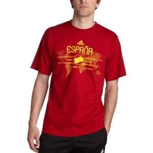  World Cup Soccer Spain Mens World Cup Soccer Country Tee 