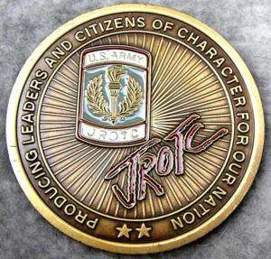 Army Cadet Commnad JROTC Challenge Coin 10 yr  