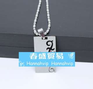 Men Stainless Steel Army Brand Hiphop Necklace FF910 30  