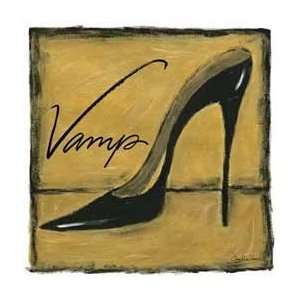   Vamp on Gold   Artist Zarris  Poster Size 19 X 13