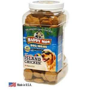 Happy Mon Tasty Island Chicken Cookie Canister 2.5lb (Catalog Category 