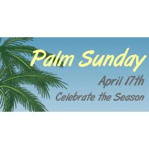  3x6 Vinyl Banner   Palm Sunday 