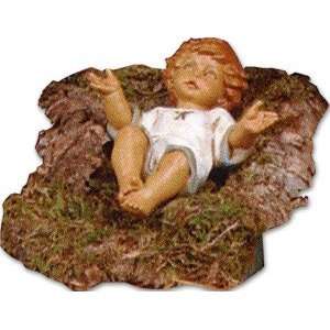  20 Inch Scale Infant Jesus with Manger