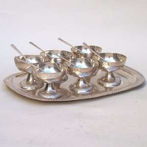 Silver plated Dessert Service for Six   13 Pieces Total 
