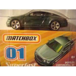  Matchbox Superfast Bentley Continental GT Dark Metallic 