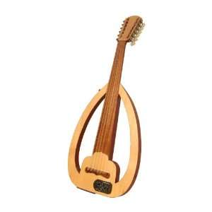  Oud, Electric Frame, Red, Hard Case Musical Instruments