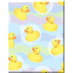  Baby Shower Rubber Duck Gift Wrap Wrapping Paper Health 