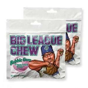 Big League Chew   Grape, 2.12 oz pouch Grocery & Gourmet Food