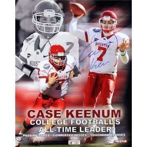  Case Keenum Autographed/Hand Signed Houston Cougars 16x20 