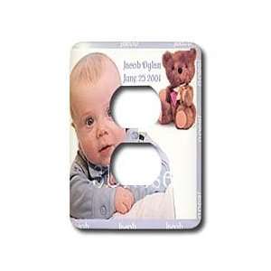  Baby   Baby Boy   Light Switch Covers   2 plug outlet 