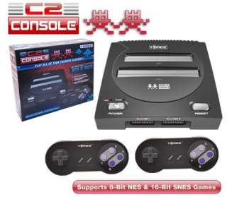 TOMEE RETRO TWIN NES SNES VIDEO GAME CONSOLE/SYSTEM BLACK BRAND NEW 