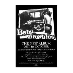  BABYSHAMBLES Shotters Nation Music Poster