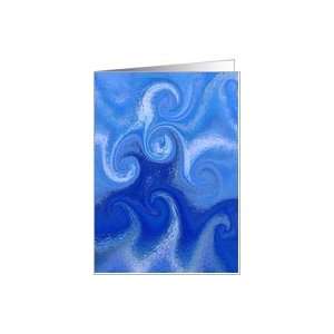  Turbulent Waves, Blank Note Card Card Health & Personal 