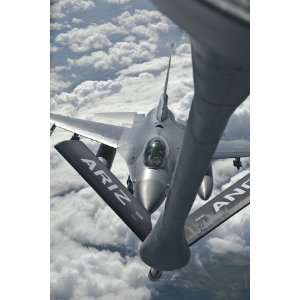 com An F 16 from Colorado Air National Guard Refuels from a U.S. Air 