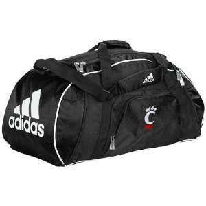 adidas Cincinnati Bearcats Black Team Logo Gym Duffel Bag    