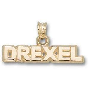  Drexel Dragons Solid 10K Gold Arched Block DREXEL 