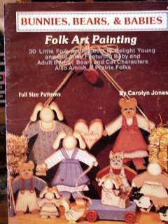 Painting Folk Tole Pattern Instruction Books Art Country Bunnies 