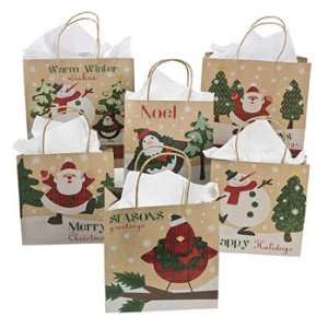Christmas Craft Bag Assortment   Gift Bags, Wrap & Ribbon & Gift Bags 
