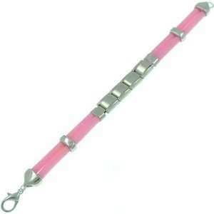  Pink Strap Charm Starter Bracelets Italian Pugster 
