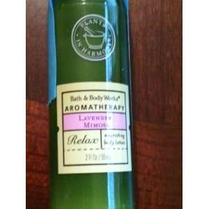 Bath & Body Works Aromatherapy Relax Lavender Mimosa Travel Size 2 Fl 