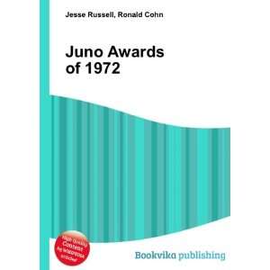  Juno Awards of 1972 Ronald Cohn Jesse Russell Books