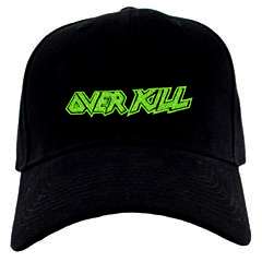 OVERKILL EMBROIDED CAP THRASH SPEED METAL ARTILLERY HAT  