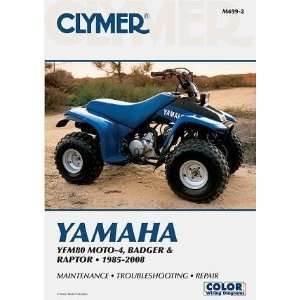   REPAIR/SERVICE MANUAL YAMAHA YFM80 MOTO 4/BADGER 85 08 Automotive