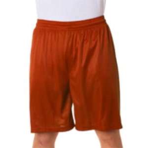  Badger Adult Mesh/Tricot 9 In Shorts T Orange X Large 