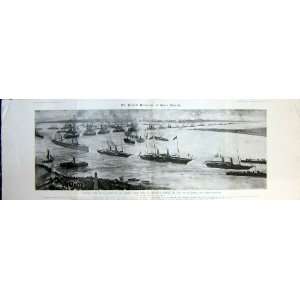    Large Print Queen Victoria Funeral Warships Alberta