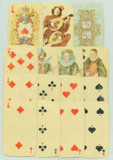 Turku Castle Convex shaped Playing cards 1930s RARE  