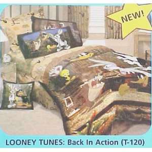  Looney Tunes Back in Action Twin Bedding (Comforter and 