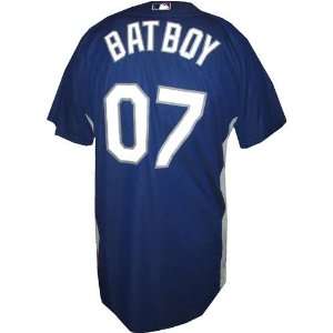 Bat Boy #07 2008 Dodgers Game Used Blue Batting Practice Jersey 38 