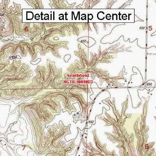 USGS Topographic Quadrangle Map   Smithfield, Illinois (Folded 