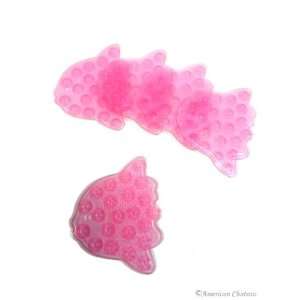   Pink Fish Anti Non Slip Bath Shower Mats Stickers