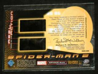 SPIDER Man 2 REEL Piece OF The ACTION Limited 2004 CARD  