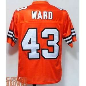  Cleveland Browns Jersey #43 T.J. Ward Authentic Football 