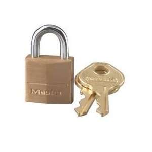  Master Lock #120KA 1A36 3/4 Solid Brass Padlock