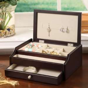 Nathan Direct Bali Jewelry Box with Storage Tray   10.5W x 