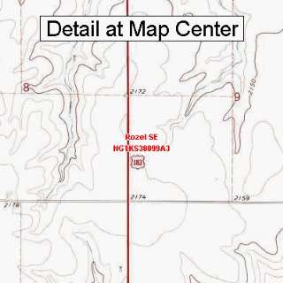   Map   Rozel SE, Kansas (Folded/Waterproof)