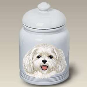  Maltese Puppycut Dog   Linda Picken Treat Jar Toys 
