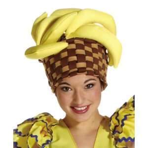  Adult Banana Basket Costume Hat 