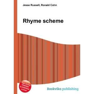  Rhyme scheme Ronald Cohn Jesse Russell Books