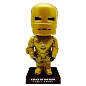   Bobble Head Gold Iron Man Mark I European Exclusive 18 Toys & Games