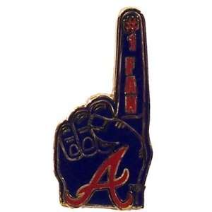  Atlanta Braves #1 Fan Pin