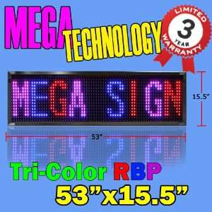   Sign Inc ( Model Or3214rb   20mm Pitch   Tri color   53 X 15.5