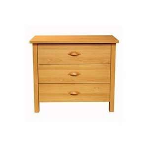  3 Drawer Beadboard Chest Nouvelle in Oak by Venture 