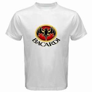 barcardi Logo New White T Shirt Size  2XL  Everything 
