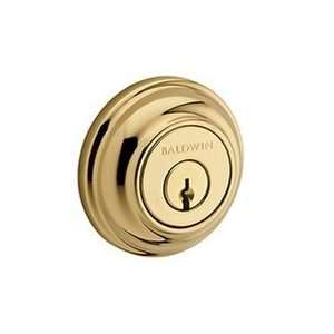 Baldwin DC.TRD.003 Lifetime Polished Brass Double Cylinder Traditional 