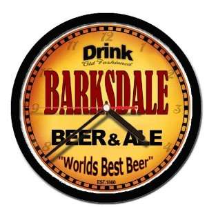  BARKSDALE beer and ale cerveza wall clock 